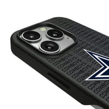 Dallas Cowboys Text Backdrop MagSafe Compatible Phone Case for Apple iPhone