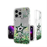 Dallas Stars Confetti Glitter Phone Case for Apple iPhone