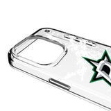 Dallas Stars Ice Stripe Clear Phone Case for Apple iPhone