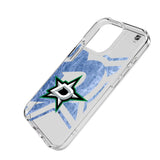 Dallas Stars Ice Tilt Clear Phone Case for Apple iPhone