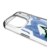 Dallas Stars Ice Tilt Clear Phone Case for Apple iPhone