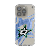 Dallas Stars Ice Tilt Clear Phone Case for Apple iPhone