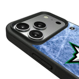 Dallas Stars Ice Wordmark Bump Phone Case for Apple iPhone