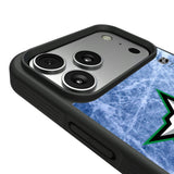 Dallas Stars Ice Wordmark Bump Phone Case for Apple iPhone