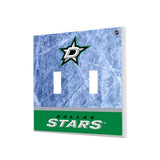 Dallas Stars Ice Wordmark Hidden-Screw Light Switch Plate