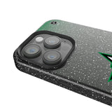 Dallas Stars Linen Black Bling Phone Case for Apple iPhone