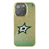 Dallas Stars Linen Bling Phone Case for Apple iPhone