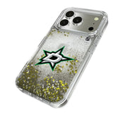 Dallas Stars Linen Glitter Phone Case for Apple iPhone