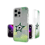 Dallas Stars Linen Glitter Phone Case for Apple iPhone