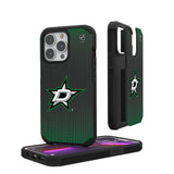 Dallas Stars Linen Rugged Phone Case for Apple iPhone