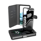 Dallas Stars Monocolor Tilt Wallet Phone Case for Apple iPhone