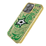 Dallas Stars Paisley Bling Phone Case for Apple iPhone