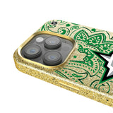 Dallas Stars Paisley Bling Phone Case for Apple iPhone
