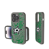 Dallas Stars Paisley Soft Touch Phone Case for Apple iPhone