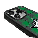Dallas Stars Plaid MagSafe Compatible Phone Case for Apple iPhone