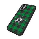 Dallas Stars Plaid MagSafe Compatible Phone Case for Apple iPhone