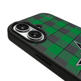 Dallas Stars Plaid MagSafe Compatible Phone Case for Apple iPhone