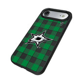 Dallas Stars Plaid MagSafe Compatible Phone Case for Apple iPhone