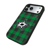 Dallas Stars Plaid MagSafe Compatible Phone Case for Apple iPhone