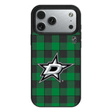 Dallas Stars Plaid MagSafe Compatible Phone Case for Apple iPhone