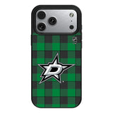 Dallas Stars Plaid MagSafe Compatible Phone Case for Apple iPhone
