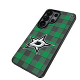 Dallas Stars Plaid MagSafe Compatible Phone Case for Samsung Galaxy