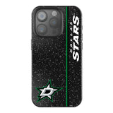 Dallas Stars Sidebar Black Bling Phone Case for Apple iPhone