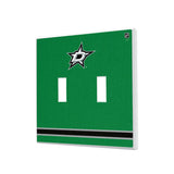 Dallas Stars Stripe Hidden-Screw Light Switch Plate