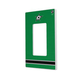 Dallas Stars Stripe Hidden-Screw Light Switch Plate