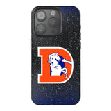 Denver Broncos 1993-1996 Historic Collection Linen Black Bling Phone Case for Apple iPhone