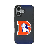 Denver Broncos 1993-1996 Historic Collection Linen Bump Phone Case for Apple iPhone