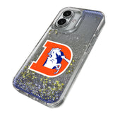 Denver Broncos 1993-1996 Historic Collection Linen Glitter Phone Case for Apple iPhone