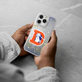 Denver Broncos 1993-1996 Historic Collection Linen Glitter Phone Case for Apple iPhone