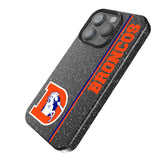 Denver Broncos 1993-1996 Historic Collection Sidebar Black Bling Phone Case for Apple iPhone