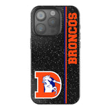 Denver Broncos 1993-1996 Historic Collection Sidebar Black Bling Phone Case for Apple iPhone