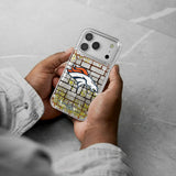 Denver Broncos Brick Glitter Phone Case for Apple iPhone