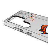 Denver Broncos Confetti Clear Phone Case for Samsung Galaxy