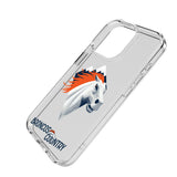 Denver Broncos Deco Clear Phone Case for Apple iPhone