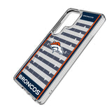 Denver Broncos Field Clear Phone Case for Samsung Galaxy