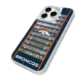 Denver Broncos Field Glitter Phone Case for Apple iPhone