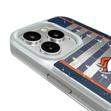 Denver Broncos Field Glitter Phone Case for Apple iPhone