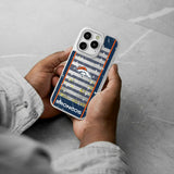 Denver Broncos Field Glitter Phone Case for Apple iPhone