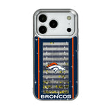 Denver Broncos Field Glitter Phone Case for Apple iPhone