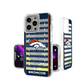 Denver Broncos Field Glitter Phone Case for Apple iPhone