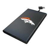 Denver Broncos Linen 5000mAh Flat Powerbank