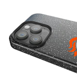 Denver Broncos Linen Black Bling Phone Case for Apple iPhone