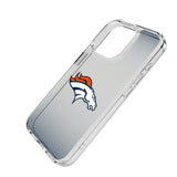 Denver Broncos Linen Clear Phone Case for Apple iPhone