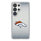 Denver Broncos Linen Clear Phone Case for Samsung Galaxy