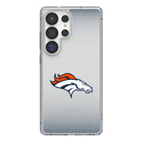 Denver Broncos Linen Clear Phone Case for Samsung Galaxy