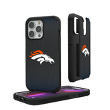 Denver Broncos Linen Rugged Phone Case for Apple iPhone